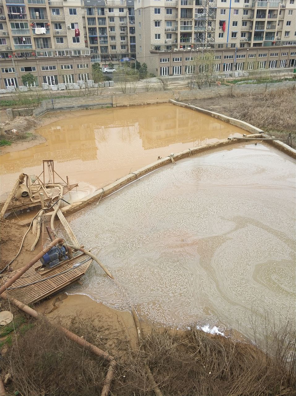 利州沉淀池淤泥清理-厂区废水池淤泥清淤